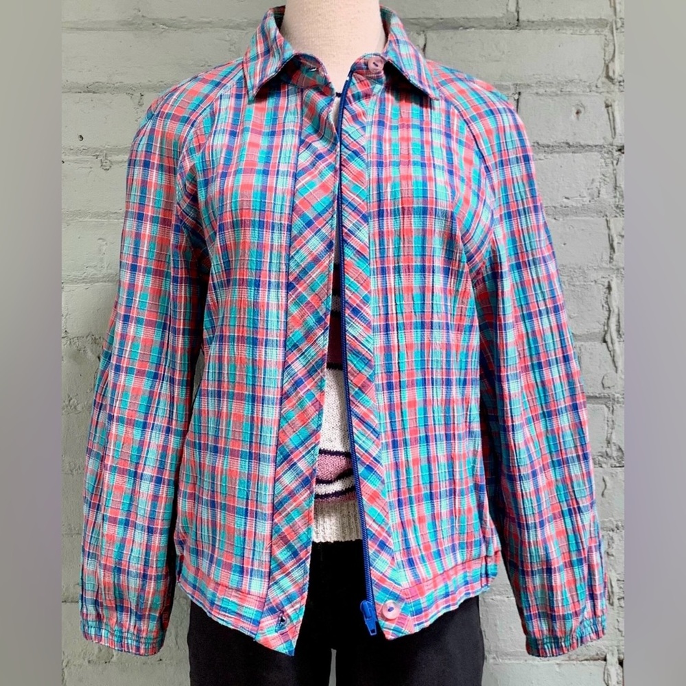 Vintage Plaid Spring Jacket